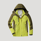 Dam vattentät lång vinterjacka med huva för kalla dagar