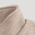 Dam vinterjacka i ull med dragkedja och hög hals 2