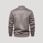 Herr bomberjacka i varsity stil för vår och höst