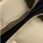 Herr isolerad vinterjacka med sladdhuva och fickor 3