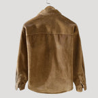 Herr manchester skjortjacka fodrad långärmad för hösten 1