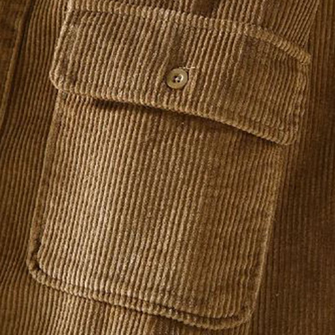 Herr manchester skjortjacka fodrad långärmad för hösten 4