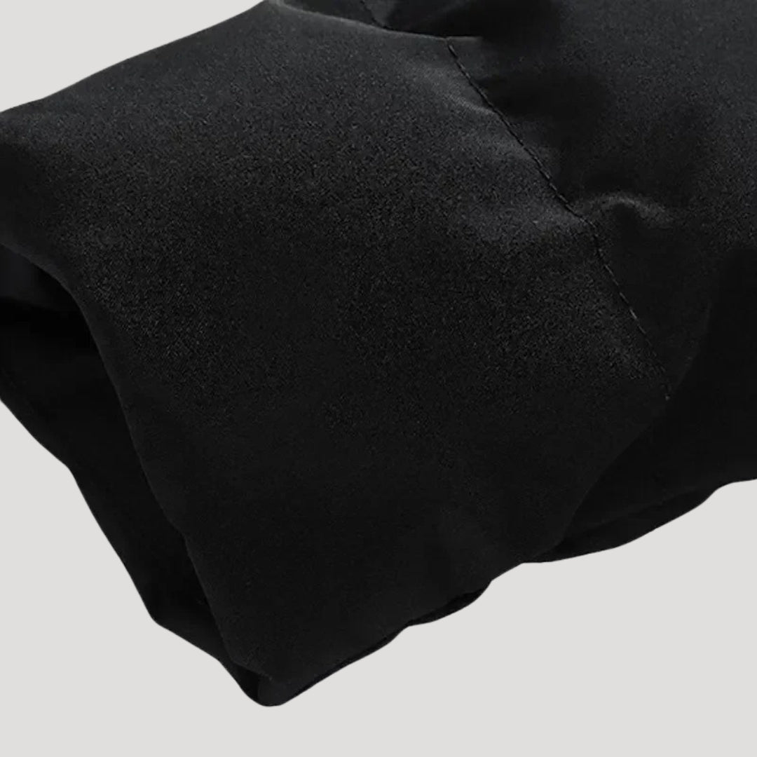 Herr quiltad vinterjacka med huva för kalla dagar 4