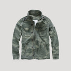 Herr vadderad bomberjacka vinter med dragkedja och huva