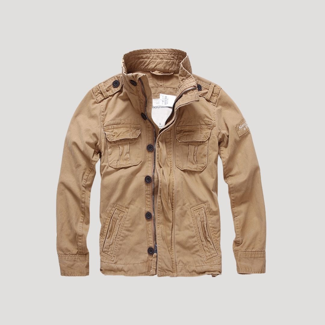 Herr vadderad bomberjacka vinter med dragkedja och huva