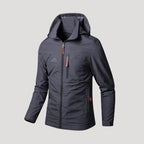 Herr vattentät vindjacka med huva för utomhusbruk