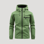 Herr vattentät vinterjacka med huva för kalla dagar