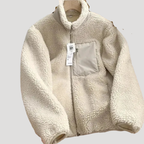 Damjacka Teddyfleece Med Dragkedja Ståkrage Långärmad Tröja