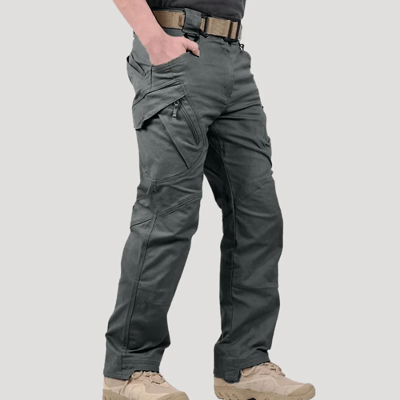 Herr Cargo Byxor Taktisk Stil Flera Fickor Outdoor