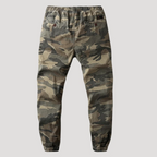Herr Joggerbyxor Camouflage Elastisk Midja