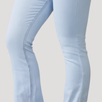 Dam Utsvängda Jeans Bootcut Med Hög Midja Ljusblå