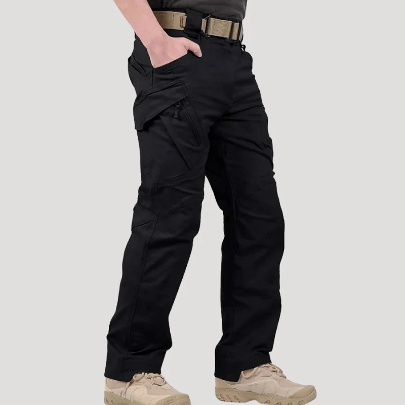 Herr Cargo Byxor Taktisk Stil Flera Fickor Outdoor