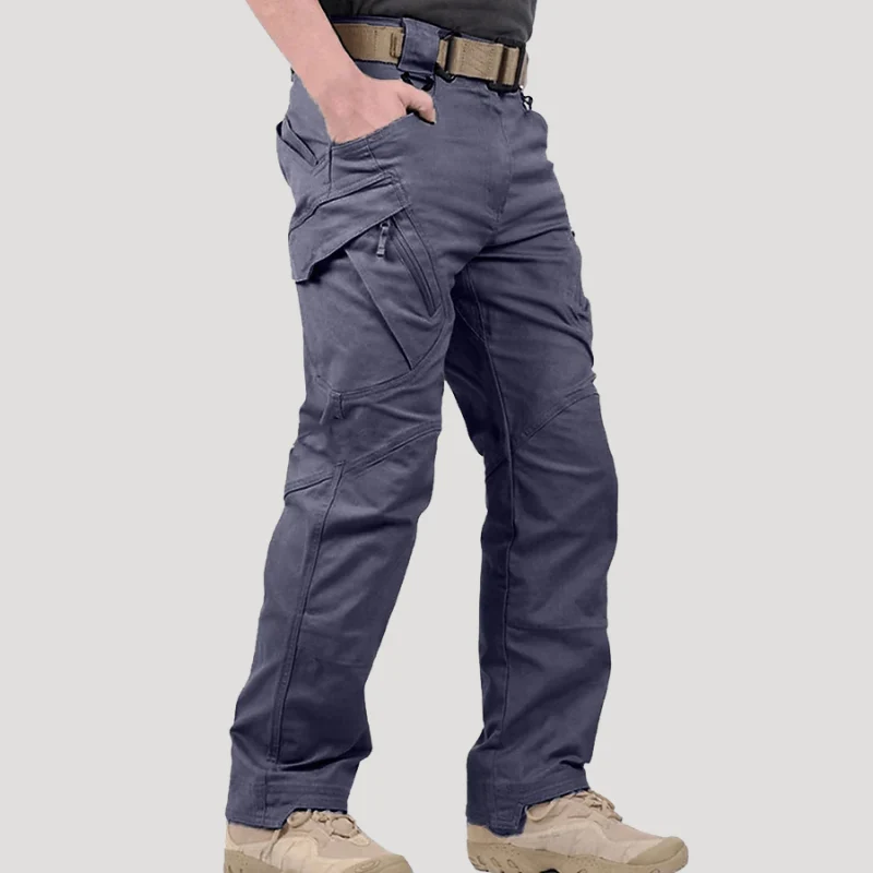 Herr Cargo Byxor Taktisk Stil Flera Fickor Outdoor