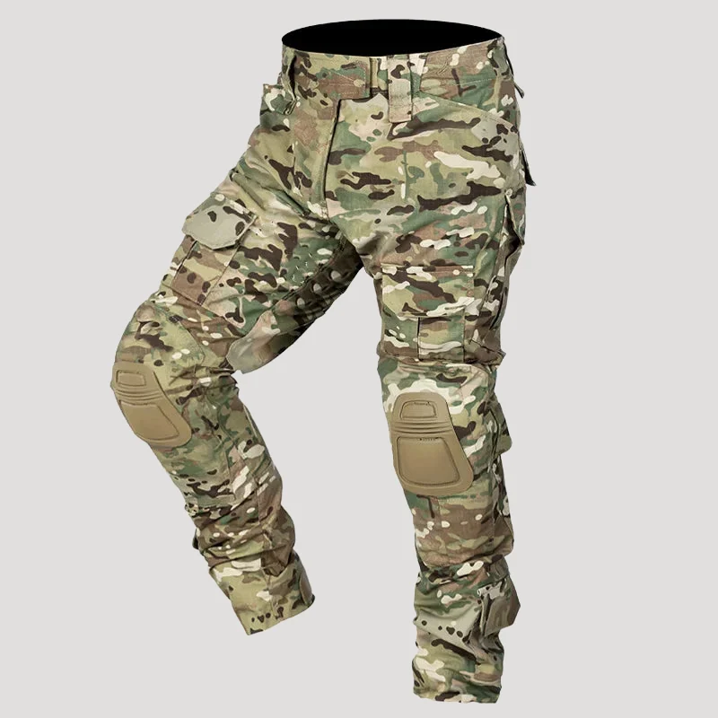 Herr Cargobyxor Camouflage Flera Fickor Outdoor