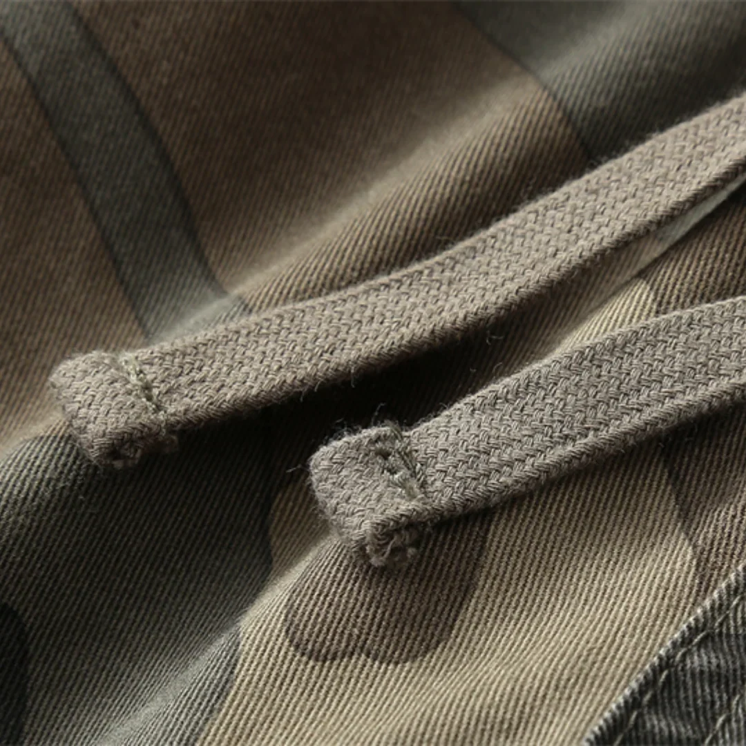 Herr Joggerbyxor Camouflage Elastisk Midja