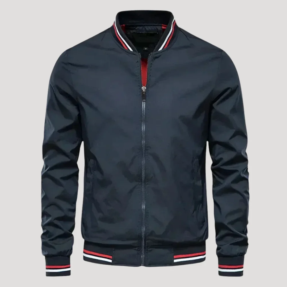 Herr Bomberjacka Slim Fit Med Ståkrage